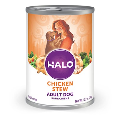 Halo Spot's Stew for Dogs, Wholesome Chicken Recipe