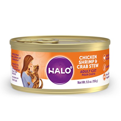 Halo Spot's Stew for Cats, Chicken, Shrimp & Crab Recipe