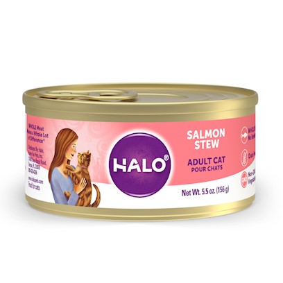 Halo Spot's Stew for Cats, Succulent Salmon Recipe