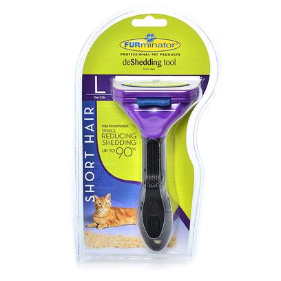 Furminator deShedding Tool, Short Hair Cats Small - Up to 10 lbs