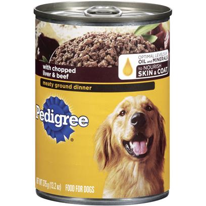 GTIN 023100010090 product image for Pedigree Meaty Ground Dinner With Chopped Liver & Beef Dog Food 13.2 Oz - Case O | upcitemdb.com