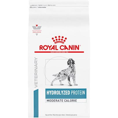 royal canin dog protein hypoallergenic hydrolyzed calorie moderate veterinary diet dry petcarerx