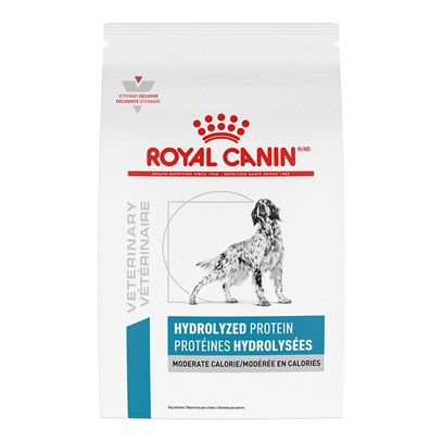 royal canin dog protein hypoallergenic hydrolyzed calorie moderate veterinary diet dry petcarerx