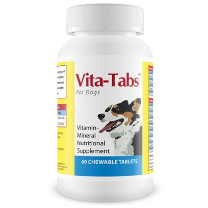 Vita-Tabs For Dogs, 60 Chewable tablets