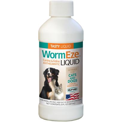 Durvet Wormeze Canine & Cat Liquid