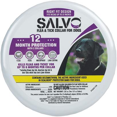 Salvo Flea and Tick Collar for Dogs