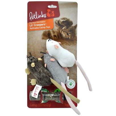 Petlinks Lil' Creepers Refillable Catnip Toys