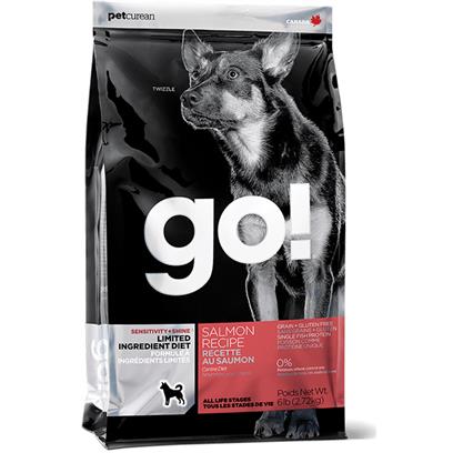 Petcurean Go! Sensitivity and Shine Limited Ingredient Salmon Recipe Dry Dog Food