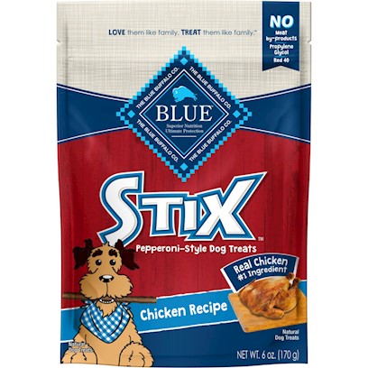 Blue Buffalo Stix Chicken and Brown Rice Natural Soft Dog Treats