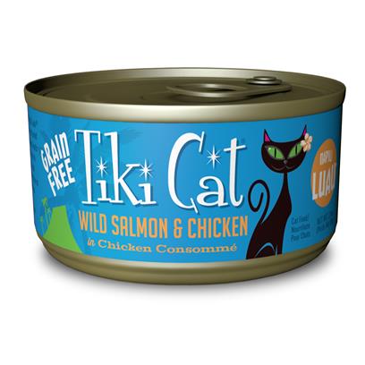 Tiki Cat Napili Luau Grain Free Wild Salmon and Chicken In Chicken Consomme Canned Cat Food