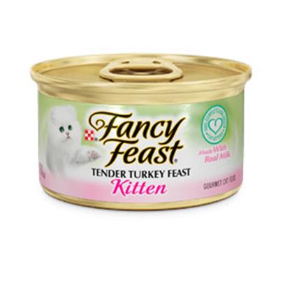 Fancy Feast Kitten Tender Turkey Feast Canned Cat Food