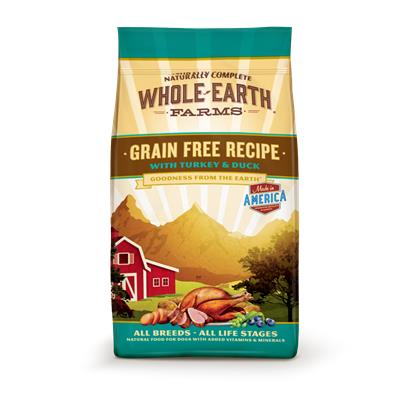 Whole Earth Farms Grain Free Recipe with Turkey and Duck Dry Dog Food