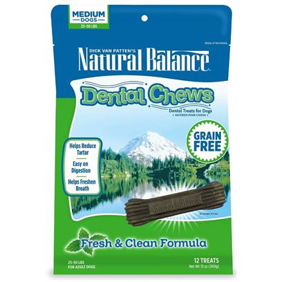 Natural Balance Grain Free Fresh and Clean Formula Dental Dog Chews