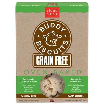 Cloud Star Buddy Biscuits Grain Free Oven Baked Roasted Chicken Dog Treats