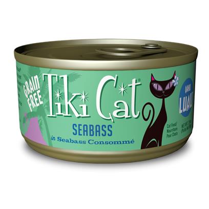 Tiki Cat Oahu Luau Grain Free Seabass Canned Cat Food