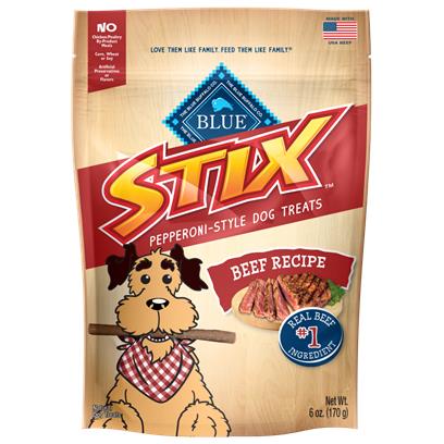 Blue Buffalo Stix Beef and Potato Natural Soft Moist Dog Treats