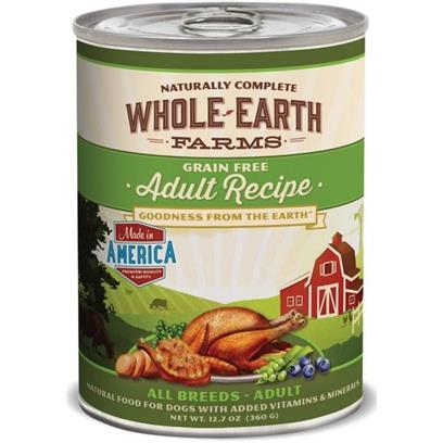 Whole Earth Farms Grain Free Adult Recipe Canned Dog Food