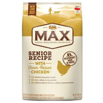 Nutro Max Senior Recipe With Farm Raised Chicken Dry Dog Food