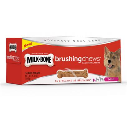 Milk Bone Brushing Chews Mini Daily Dental Treats for Dogs