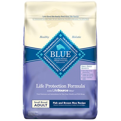 Blue Buffalo Life Protection Small Breed Adult Fish and Brown Rice Recipe Dry Dog Food