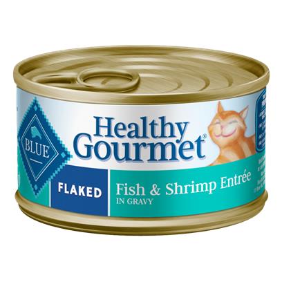Blue Buffalo Healthy Gourmet Flaked Fish and Shrimp Entree Canned Cat Food
