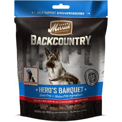 Merrick Backcountry Grain Free Hero's Banquet Dog Treats