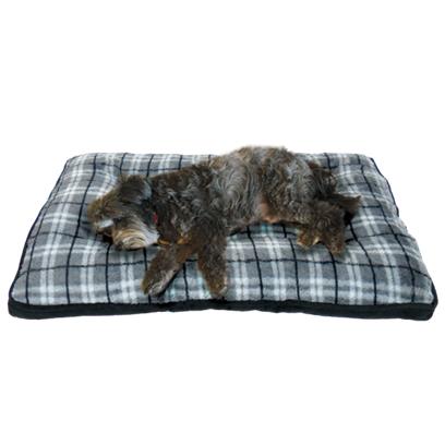 Arlee Pet Products Rover Crate Pad Hunter Plaid Slate Mattress Cushions