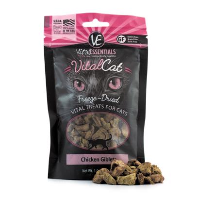 Vital Essentials Vital Cat Freeze Dried Grain Free Chicken Giblets Cat Treats
