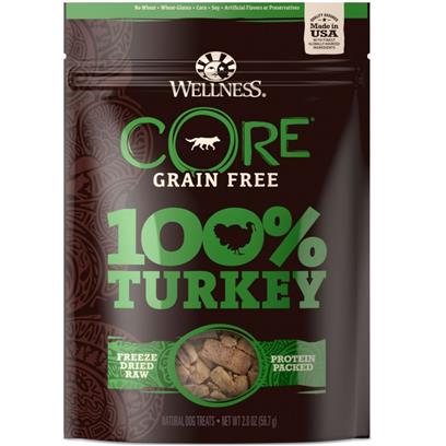 Wellness Core Natural Grain Free 100% Freeze Dried Turkey Dog Treats
