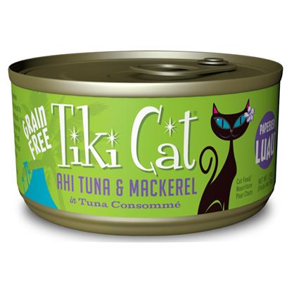 Tiki Cat Papeekeo Luau Grain Free Ahi Tuna And Mackrel In Tuna Consomme Canned Cat Food