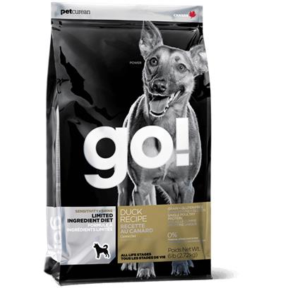 Petcurean Go! Sensitivity and Shine Limited Ingredient Diet Duck Recipe Dry Dog Food