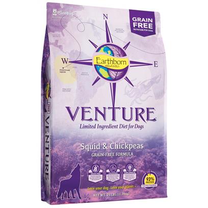 Earthborn Holistic Venture Grain Free Squid and Chickpea Dry Dog Food