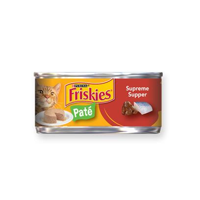 Friskies Pate Supreme Supper Canned Cat Food