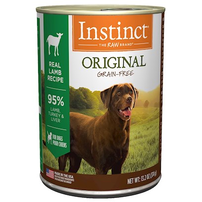 Nature's Variety Instinct Grain-Free Lamb Formula Canned Dog Food