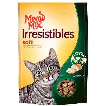 Meow Mix Irresistibles Soft Real Turkey Cat Treats