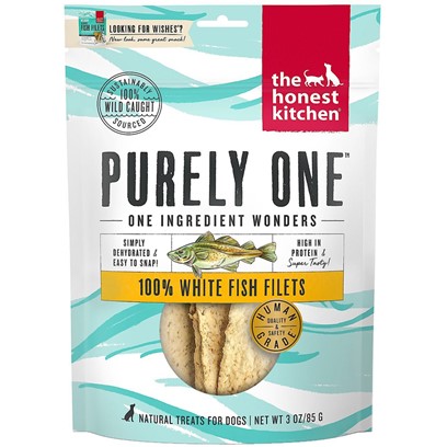 The Honest Kitchen WISHES Whitefish Fillet Dog and Cat Treats