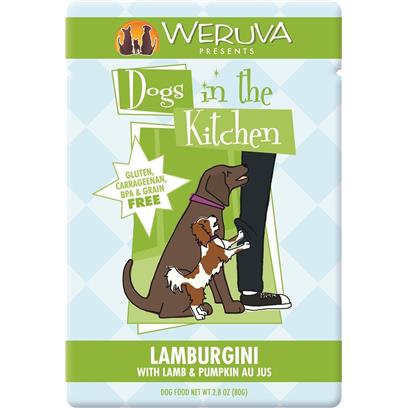Weruva Dogs in the Kitchen Lamburgini Grain Free Lamb and Pumpkin Dog Food Pouches