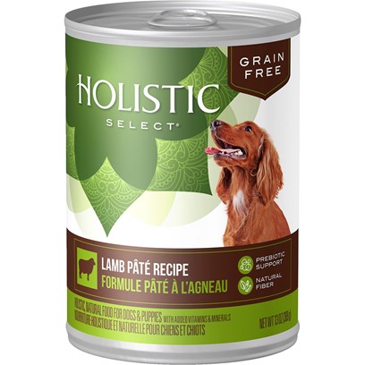 Holistic Select Natural Grain Free Lamb Pate Canned Dog Food
