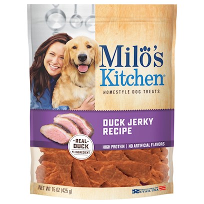 Milo's Kitchen Duck Jerky Recipe Dog Treats