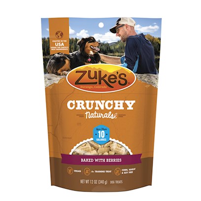 Zukes Crunchy Naturals Baked with Berries 10s Dog Treats