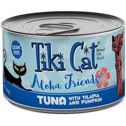Tiki Cat Aloha Friends Tuna with Tilapia and Pumpkin Canned Cat Food
