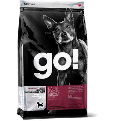 Petcurean Go! Sensitivity and Shine Limited Ingredient Diet Lamb Recipe Dry Dog Food