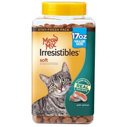 Meow Mix Irresistibles Soft Salmon Cat Treats