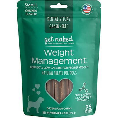 N-Bone Get Naked Grain Free Weight Management Dental Chew Dog Treats