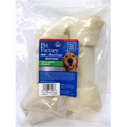 Pet Factory USA Knotted Bone Treats For Dogs