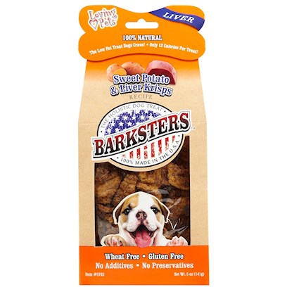 Loving Pets Barksters Sweet Potato Krisps for Dogs