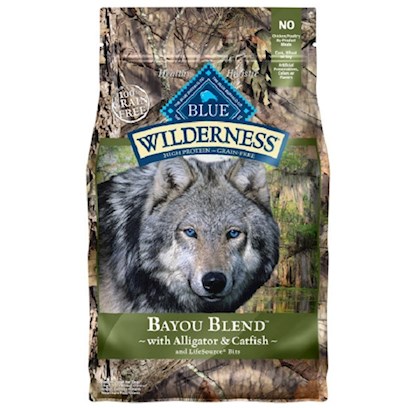Blue Buffalo Wilderness Grain Free Bayou Blend with Alligator and Catfish Dry Dog Food