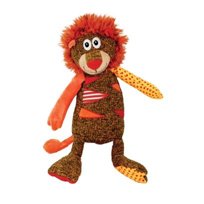 KONG Patches Lion Plush Dog Toy
