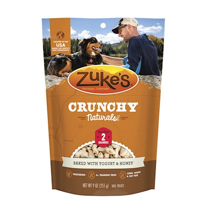 Zukes Crunchy Naturals Baked with Yogurt and Honey 2s Dog Treats