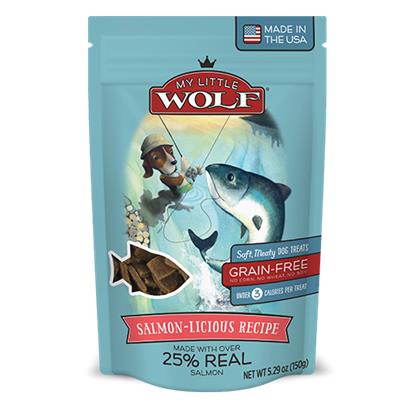 My Little Wolf Grain Free Salmon-Licious Recipe Dog Treats